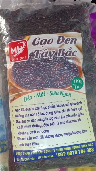 GẠO LỨT ĐEN TÂY BẮC 1KG ĐK96