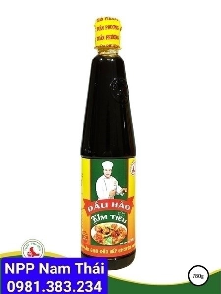 DẦU HÀO TUẤN PHƯƠNG 780G X 12 CHAI KIM TIÊU