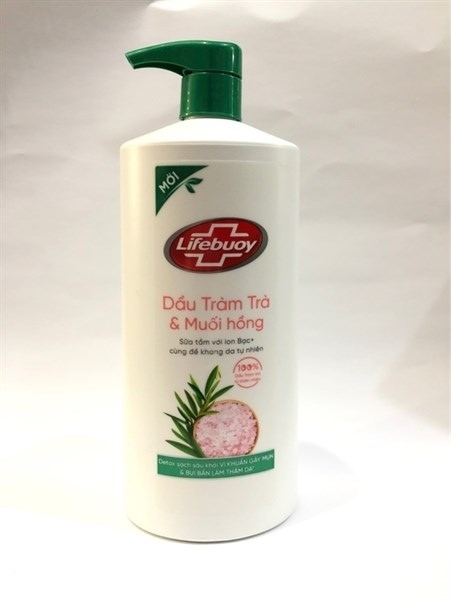 Sữa Tắm Lifebuoy Detox Tràm Trà & Muối Hồng 850g