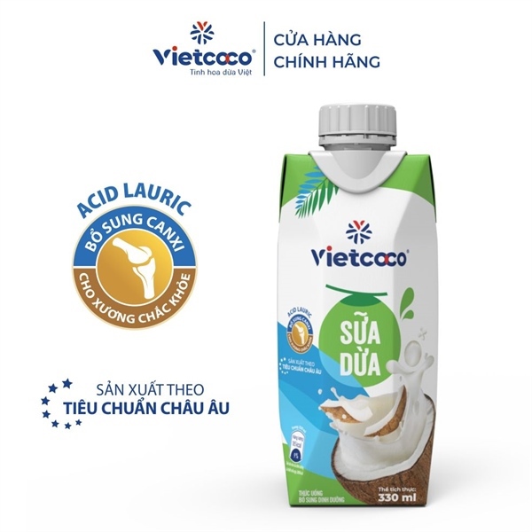 Sữa Dừa Vietcoco 330ml Natural