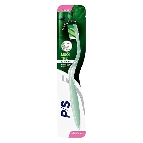 Bàn chải đánh răng P/S mua 2 1 lông tơ mềm mại siêu mềm thùng 24 x vỉ 6 x