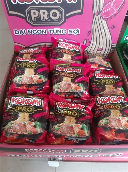 Mì KOKOMI PRO Kim Chi Bò Cay 75g
