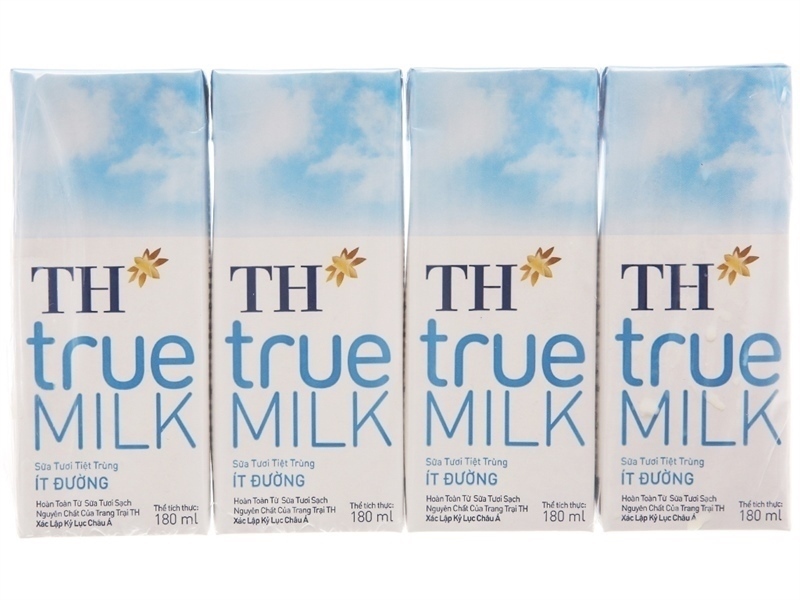 SỮA TH 180ML ÍT ĐƯỜNG