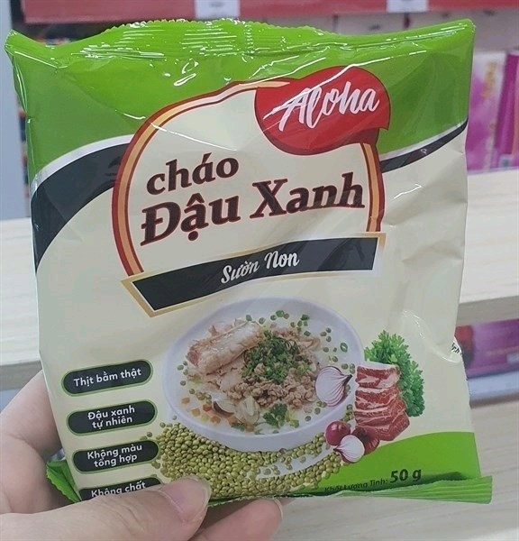 Cháo đậu xanh sườn non