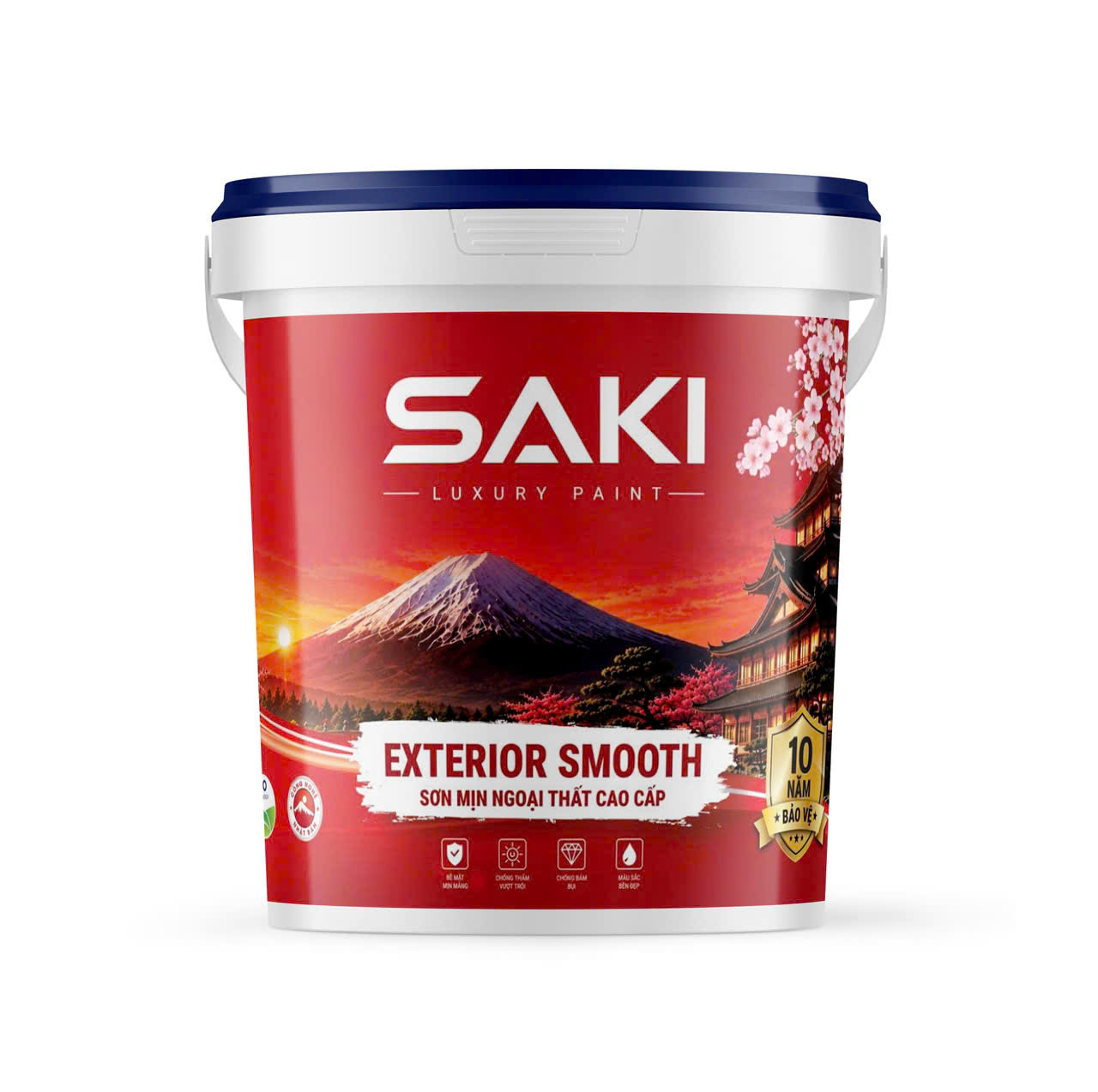 Sơn Mịn Ngoại Thất Cao Cấp SAKI Exterior Smooth
