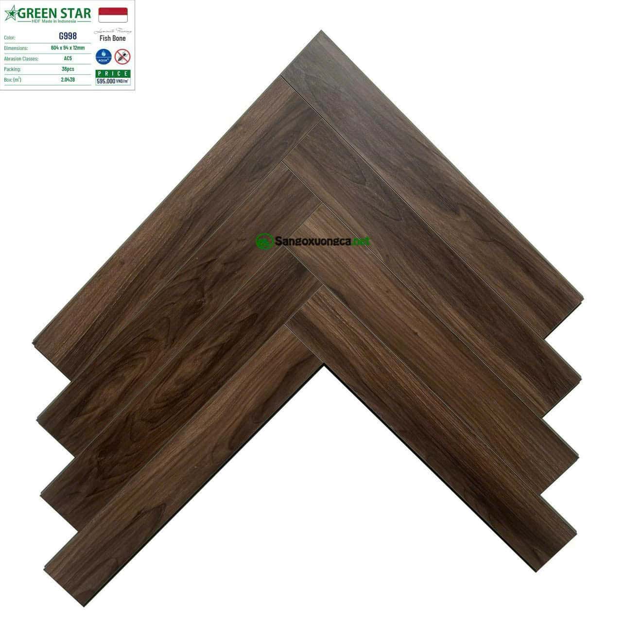 Sàn gỗ Xương cá Greenstar G998
