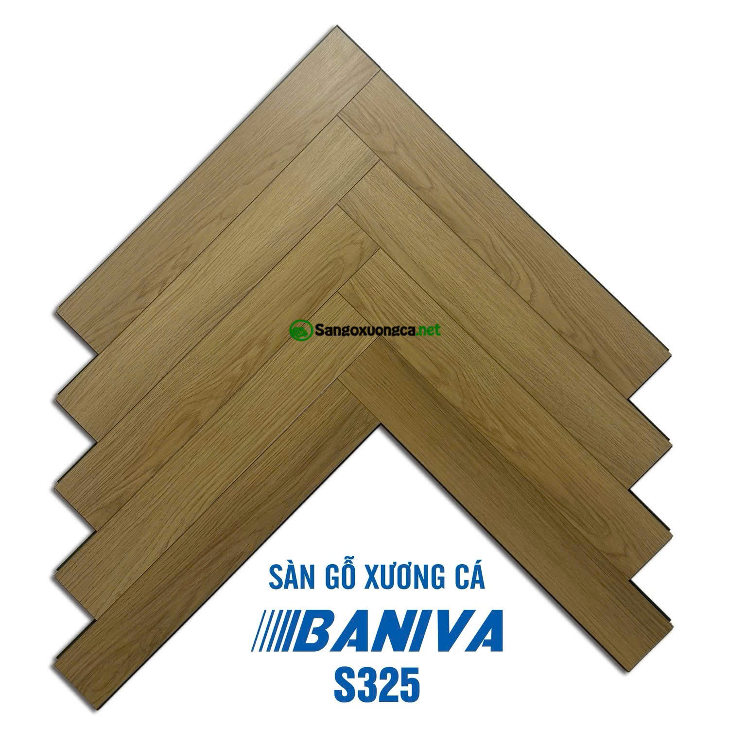 Sàn gỗ Xương cá Baniva S325