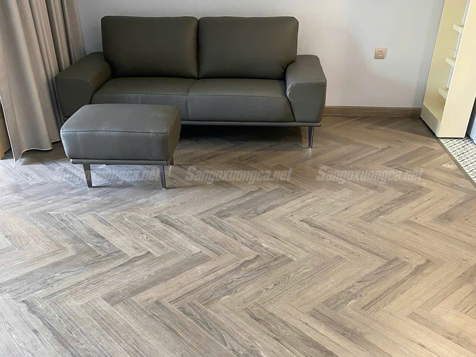 Sàn gỗ Xương cá Kampong XC62