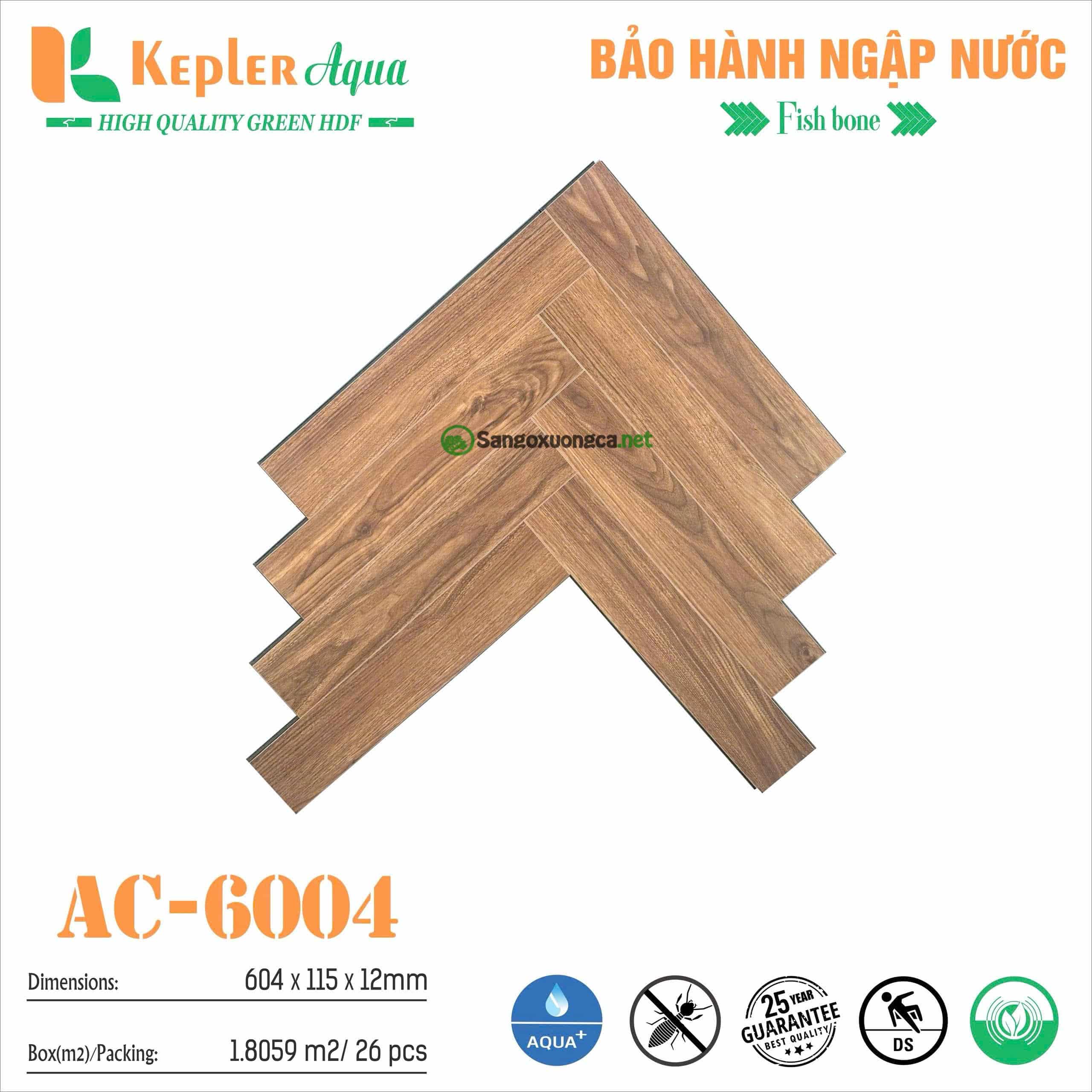Sàn gỗ Xương cá Kepler Aqua AC6004