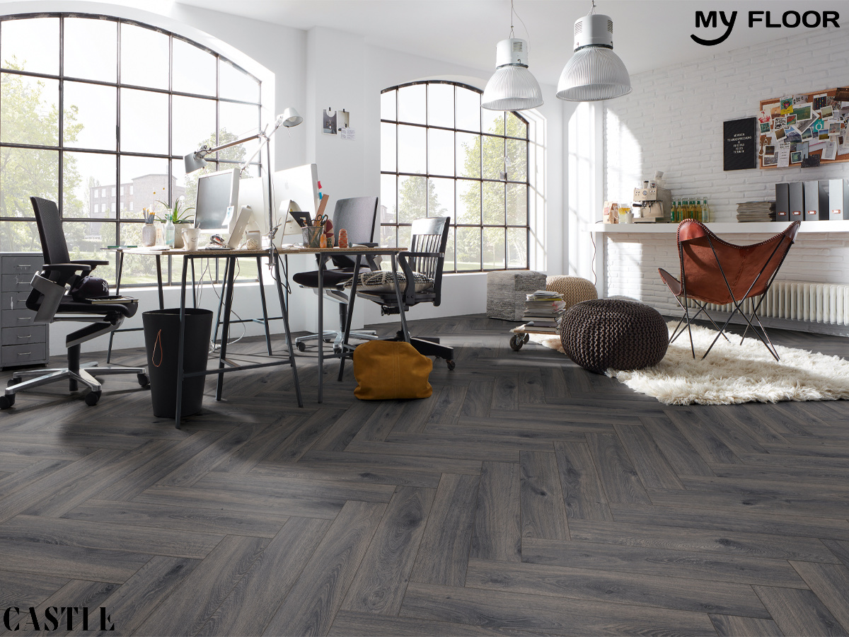 Sàn gỗ MyFloor MH1003 lát phòng khách