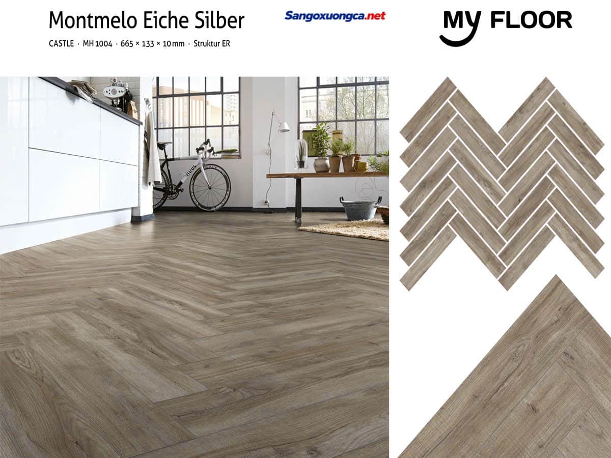 Sàn gỗ Xương cá My Floor - MH1004
