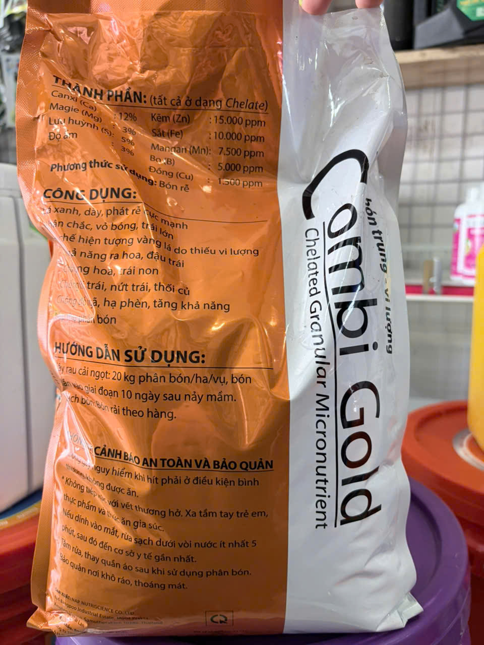 COMBI GOLD VĨNH THẠNH 4KG – VI LƯỢNG CHELATE, PHÁT RỄ – XANH LÁ – TĂNG ĐẬU TRÁI