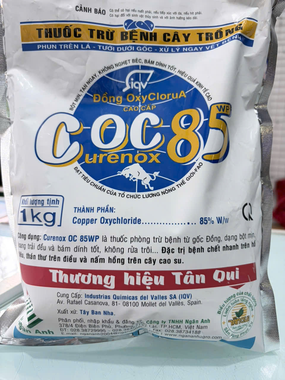 COC 85 1kg – Thuốc Gốc Đồng Trừ Chết Nhanh Hồ Tiêu, Thán Thư, Nấm Hồng