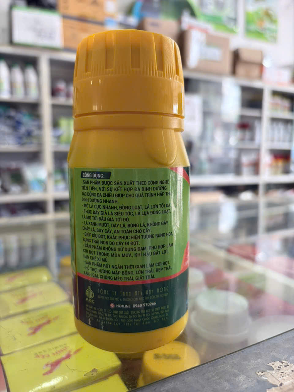 AOC Mở Lá Già Lá 250ml – Bung Lá Đồng Loạt, Nhanh Già Lá, Đứng Đọt