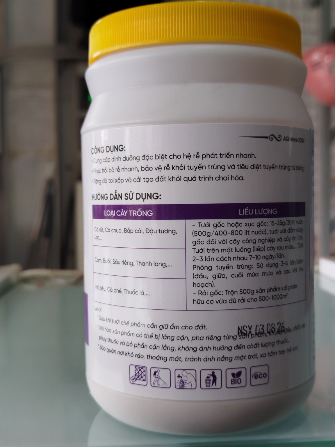 PADAVE 10⁶ WP 500G – VI SINH QUẢN LÝ TUYẾN TRÙNG, HỖ TRỢ PHỤC HỒI VÀ BẢO VỆ BỘ RỄ