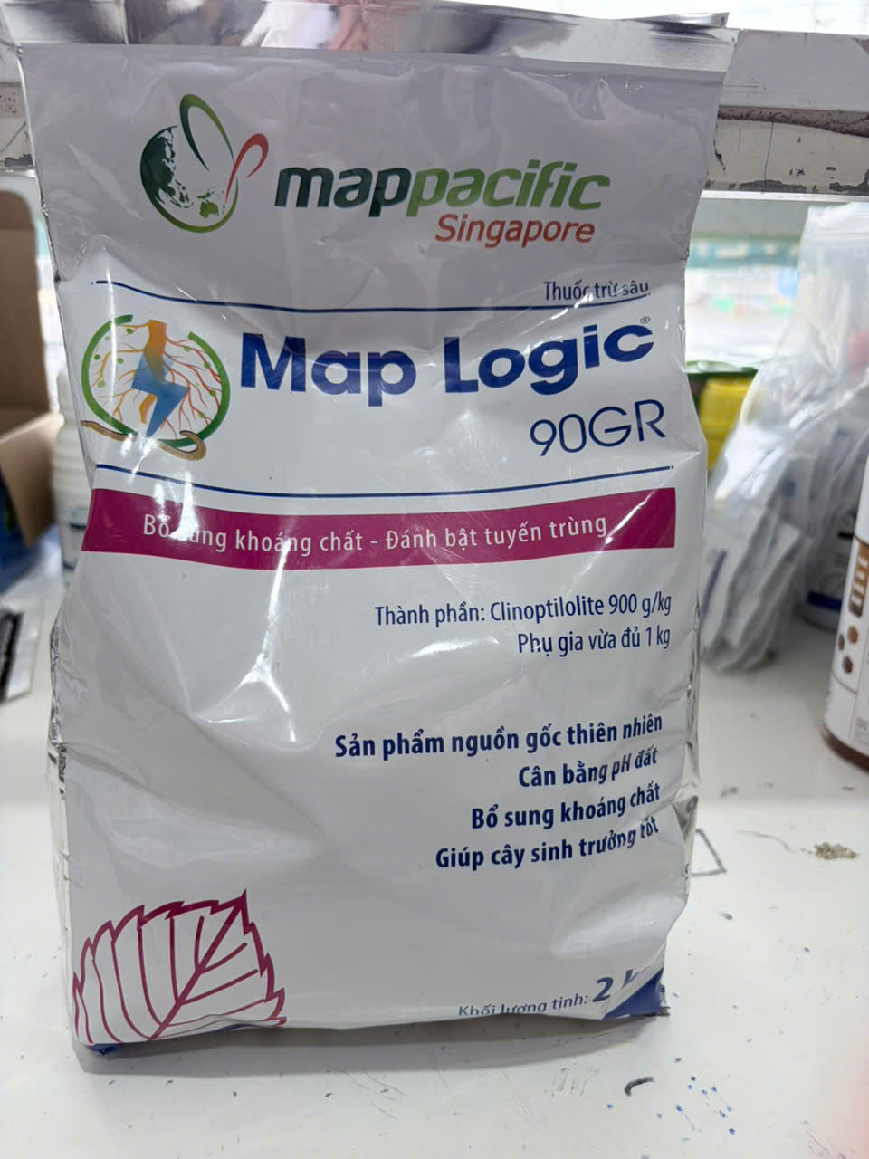 Map Logic 90GR 2kg – Thuốc Trừ Tuyến Trùng Rễ, Bổ Sung Khoáng, Cải Tạo Đất