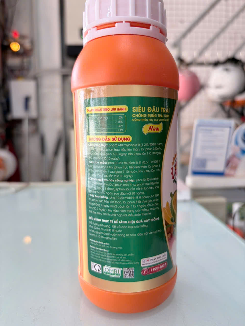 GREEN SUPER CANXI NANO CHELATE – HỖ TRỢ ĐẬU TRÁI, HẠN CHẾ RỤNG QUẢ NON