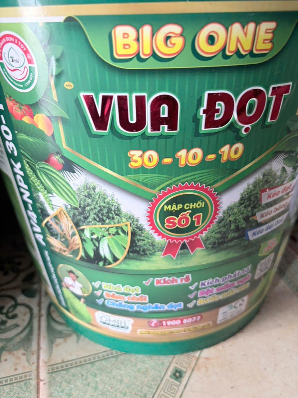 BIG ONE Vua Đọt 30-10-10 – Kích Đọt, Bung Chồi, Phục Hồi Cây