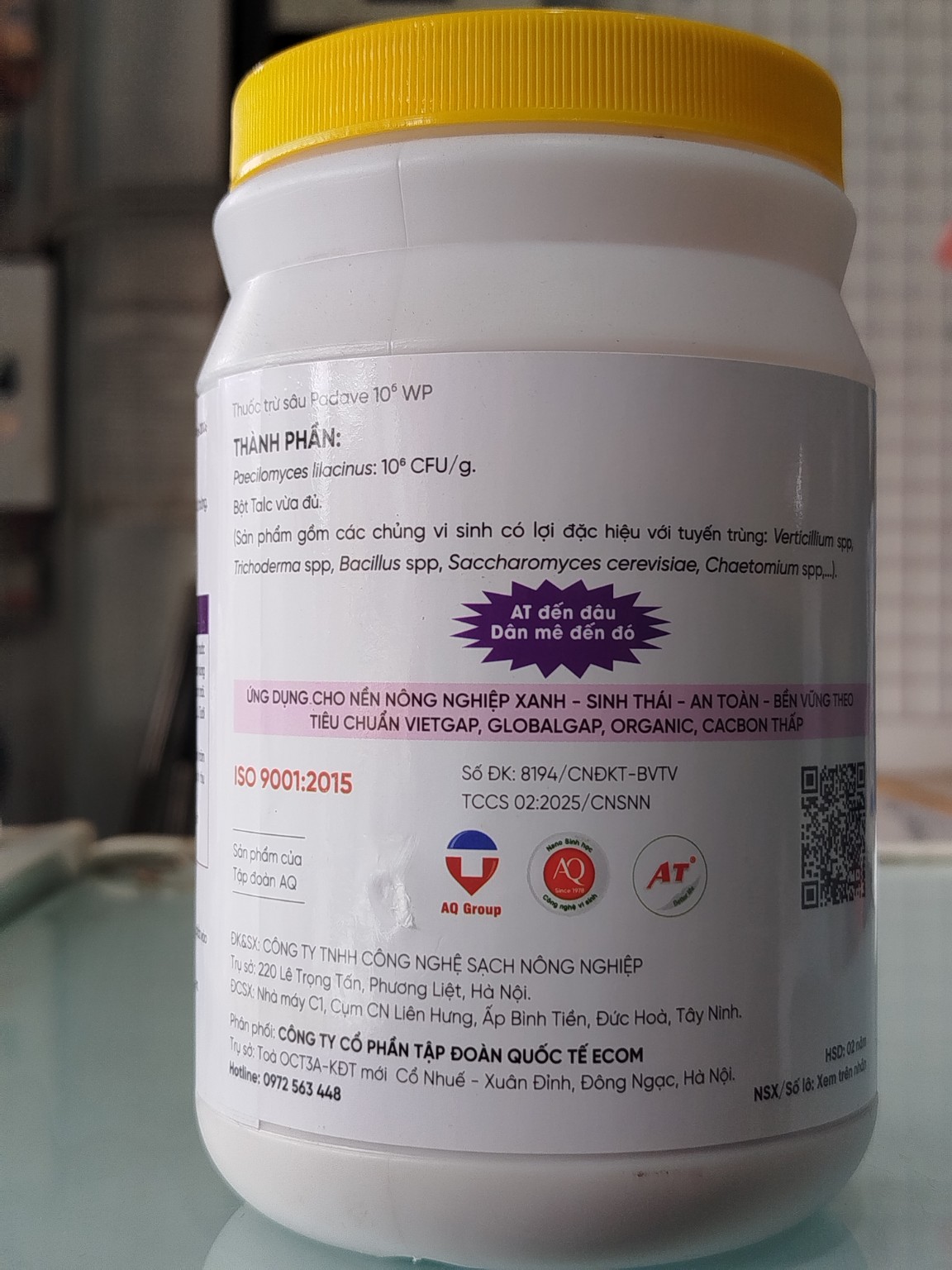 PADAVE 10⁶ WP 500G – VI SINH QUẢN LÝ TUYẾN TRÙNG, HỖ TRỢ PHỤC HỒI VÀ BẢO VỆ BỘ RỄ