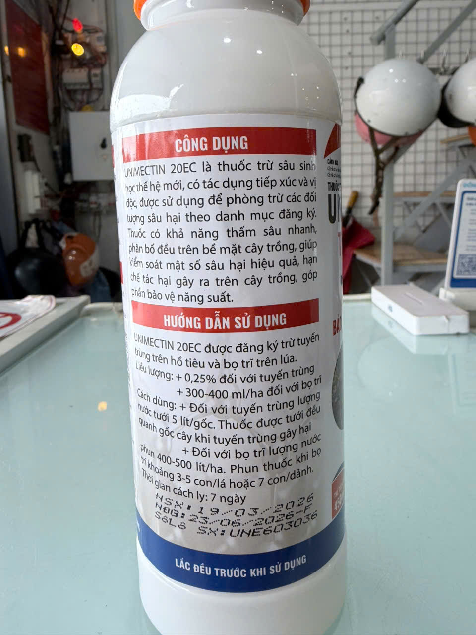 Tuyến Trùng A18 – Unimectin 20EC 450ml, Trừ Tuyến Trùng Hại Rễ