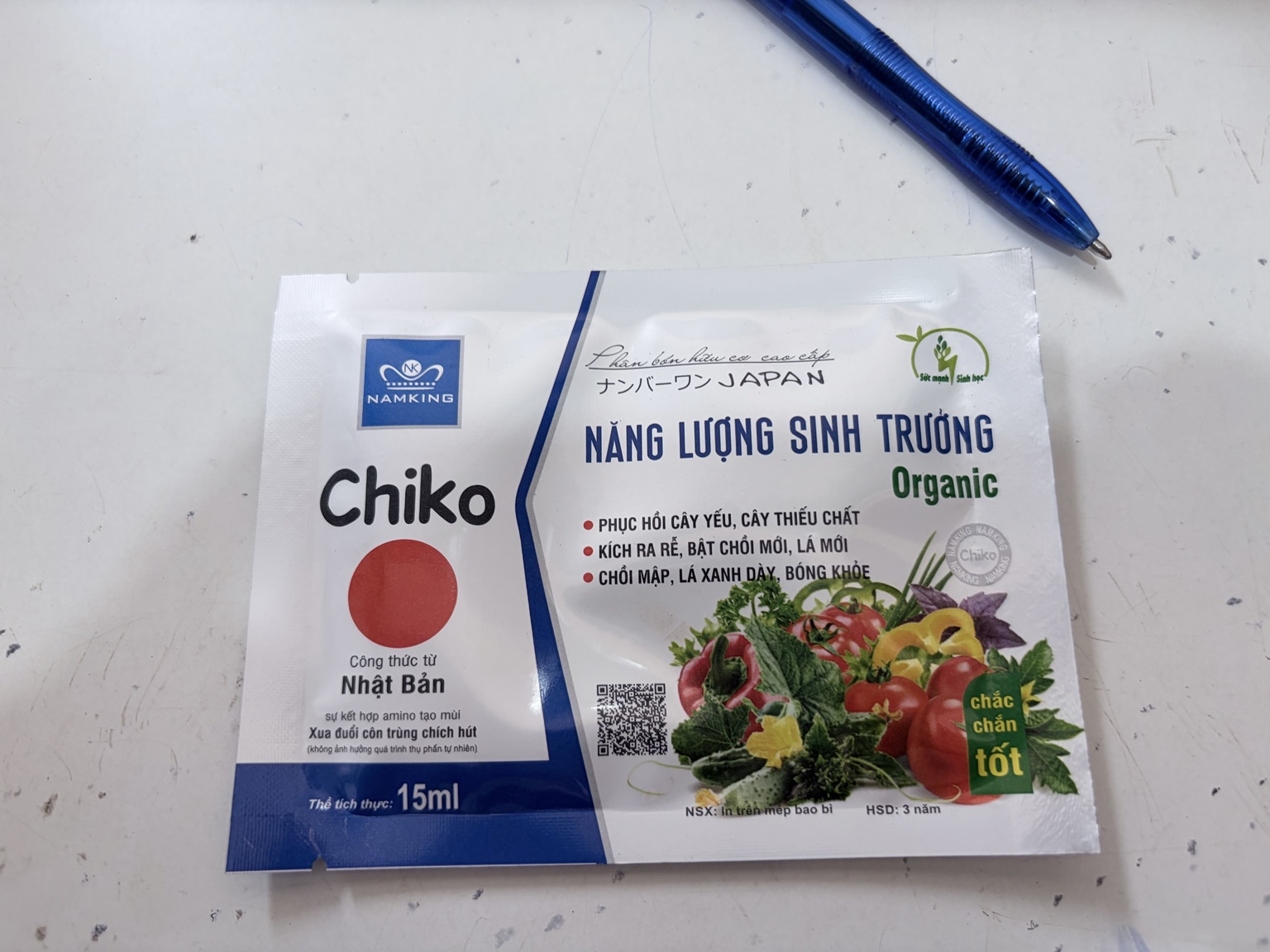 CHIKO 15ML – NĂNG LƯỢNG SINH TRƯỞNG ORGANIC