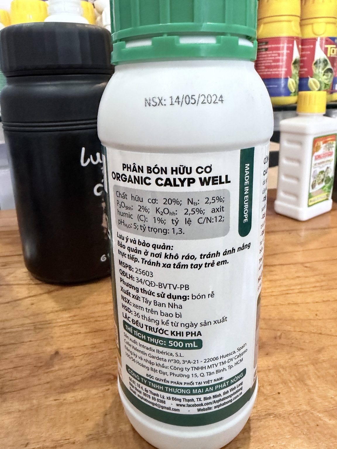 CALYP WELL 500ML – PHÂN BÓN HỮU CƠ HỖ TRỢ RA RỄ, THÚC CHỒI, NUÔI TRÁI