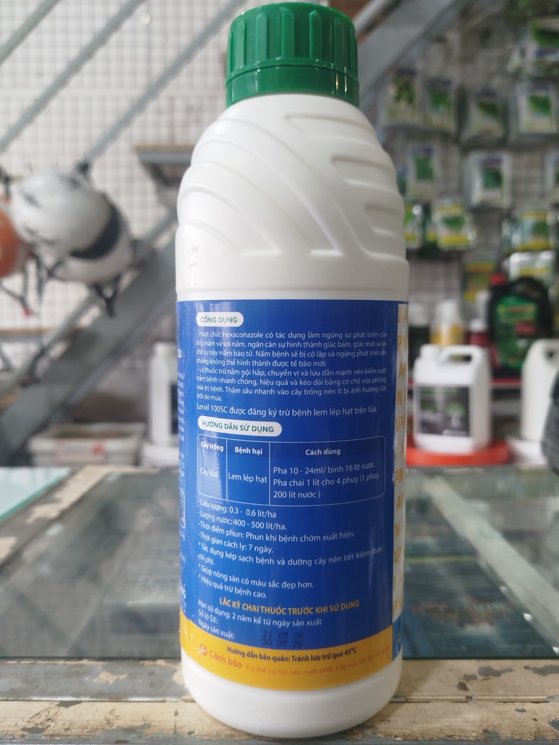 VILL 10 – LERVIL 100SC – HEXACONAZOLE 100G/L, NỘI HẤP LƯU DẪN MẠNH