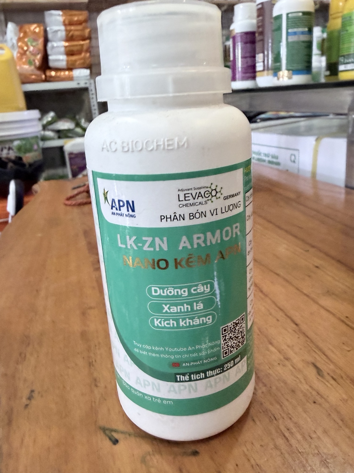 LK-ZN ARMOR NANO KẼM APN – BỔ SUNG KẼM, DƯỠNG CÂY XANH LÁ