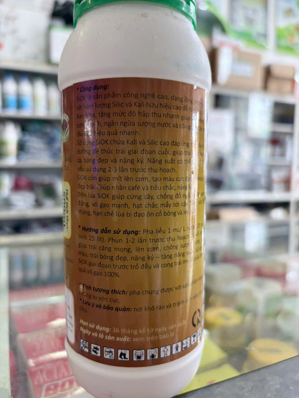 KASI PRO SIOK 500ml – Kali Silic Tây Ban Nha, Chắc Hạt, Lên Cơm, Cứng Cây