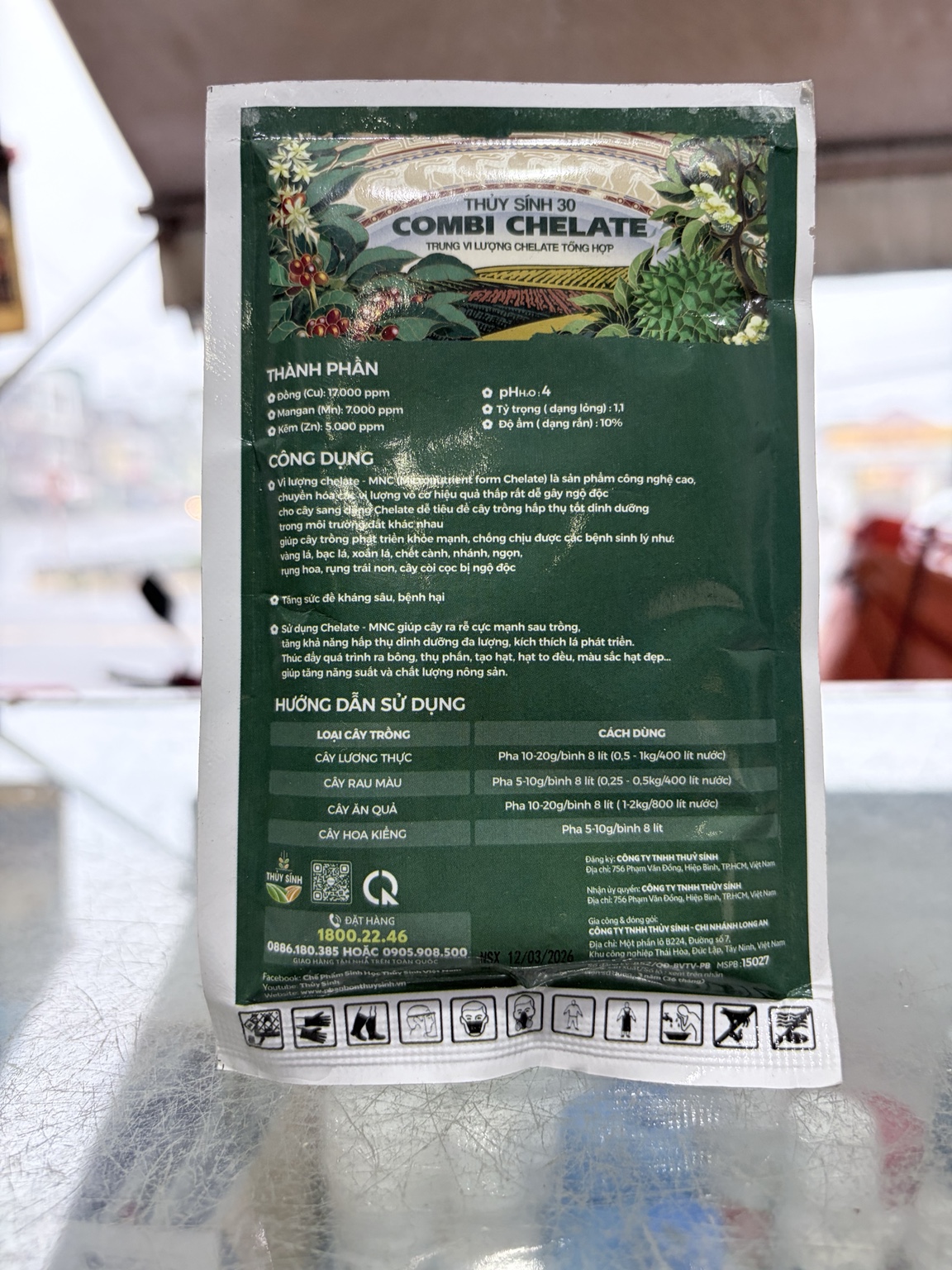 THỦY SÍNH 30 MICROCOMBI CHELATE 80G – BỔ SUNG ĐỒNG, MANGAN, KẼM CHELATE