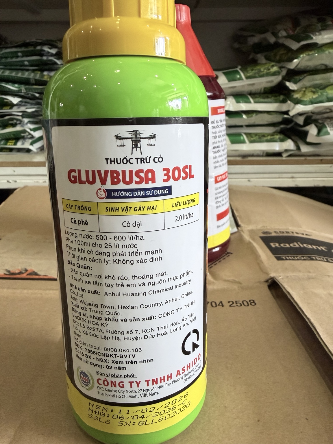 GLUVBUSA 30SL – THUỐC TRỪ CỎ CHO CÀ PHÊ, KIỂM SOÁT CỎ DẠI