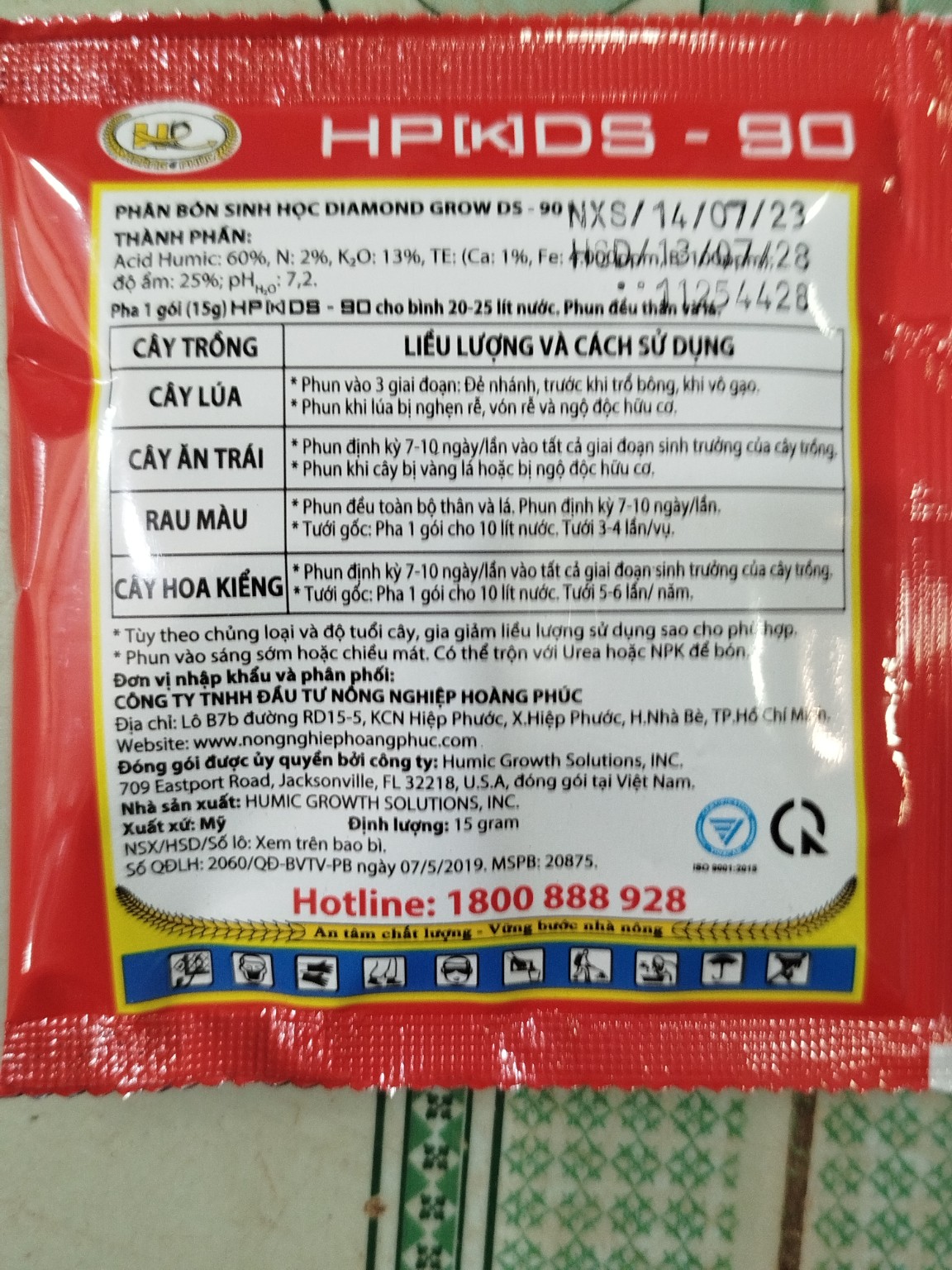 HUMIC DS-90 – HUMIC ACID 60% HỖ TRỢ PHỤC HỒI RỄ, CẢI THIỆN ĐẤT VÀ TĂNG KHẢ NĂNG HẤP THU DINH DƯỠNG