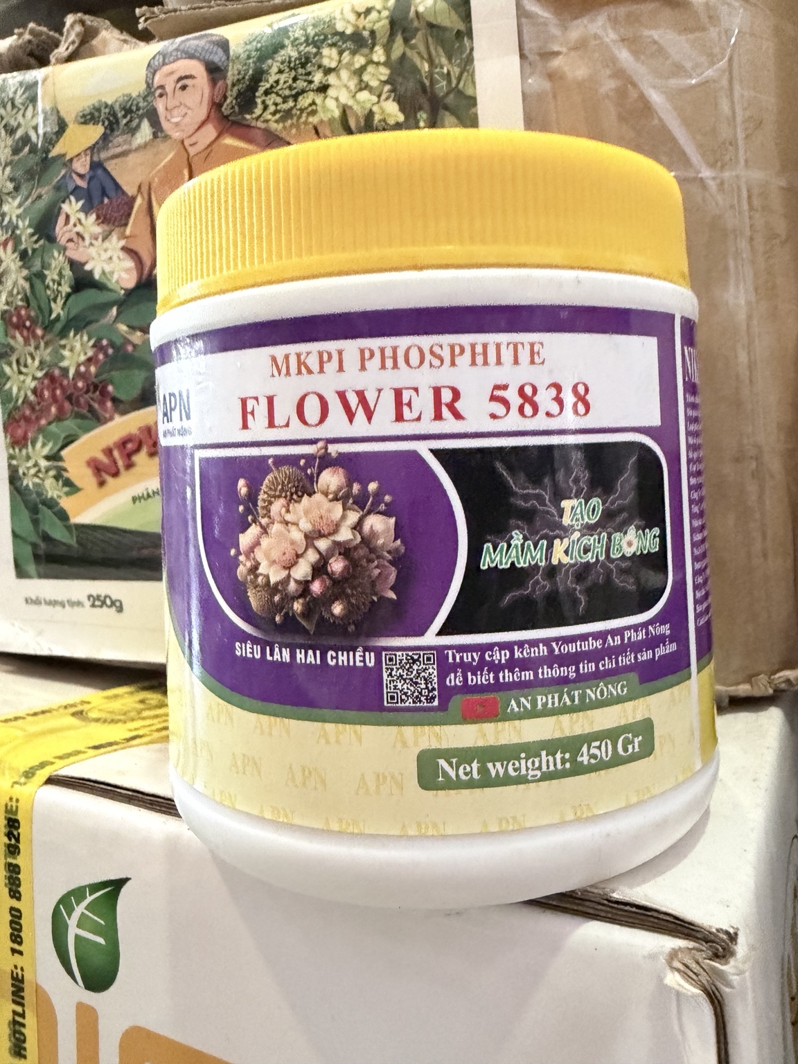 MKPI PHOSPHITE FLOWER 5838 – HỖ TRỢ GIÀ LÁ, CHẶN ĐỌT, TẠO MẦM HOA