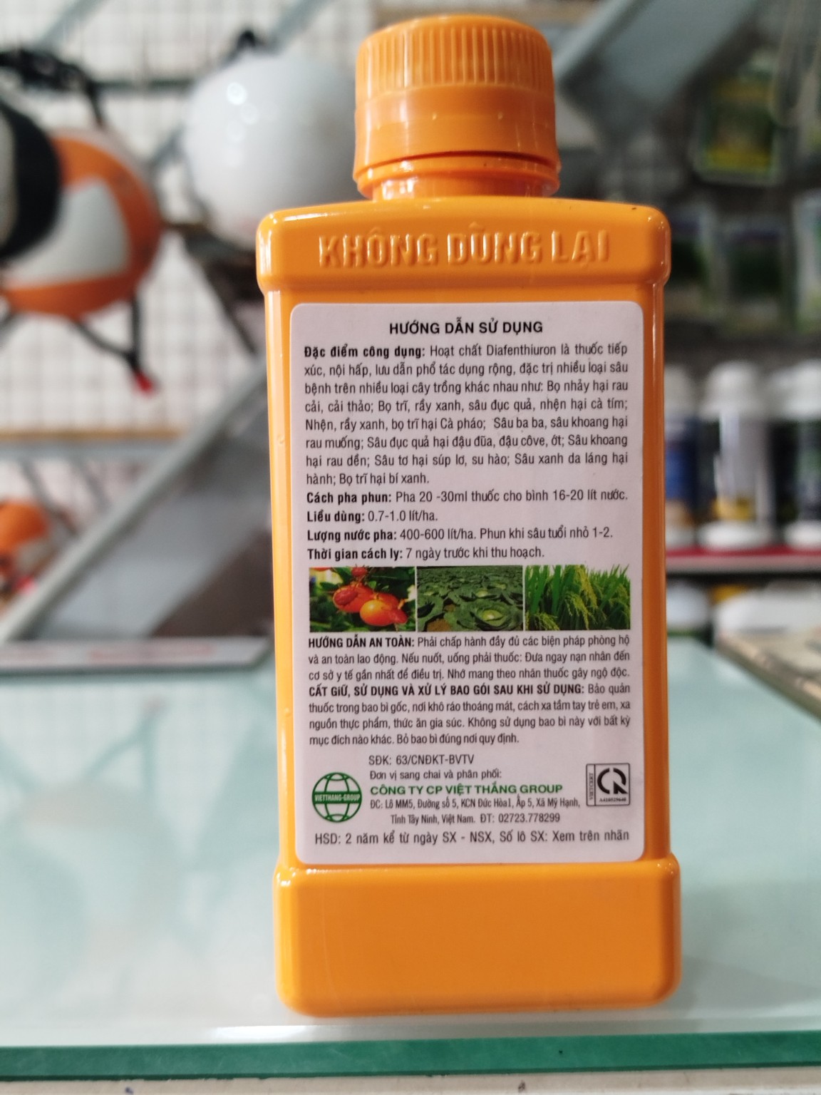 REASGANT 3.6EC – Thuốc trừ sâu chứa Abamectin 36 g/L