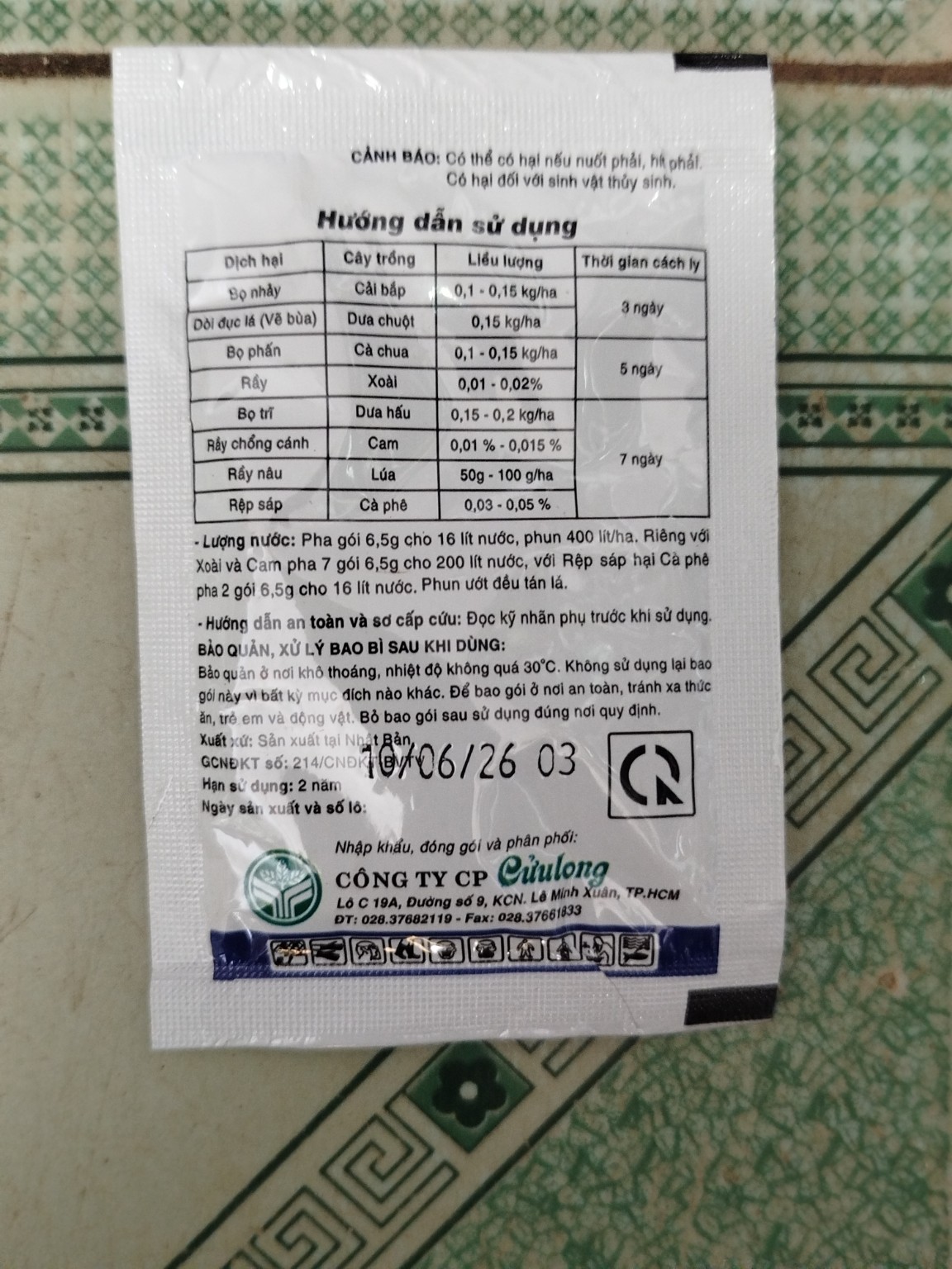 OSHIN 20WP – Thuốc Trừ Sâu Chứa Dinotefuran, Hỗ Trợ Quản Lý Rệp Sáp Cà Phê Và Rầy Nâu Trên Lúa