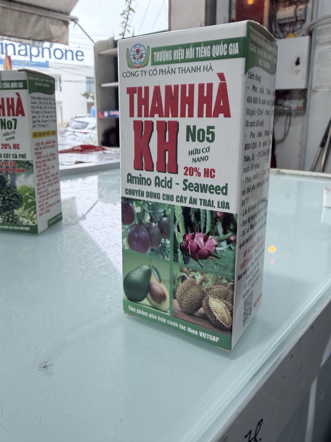 THANH HÀ KH No5 20% HC – HỮU CƠ NANO AMINO ACID  SEAWEED CHO CÂY ĂN TRÁI, LÚA