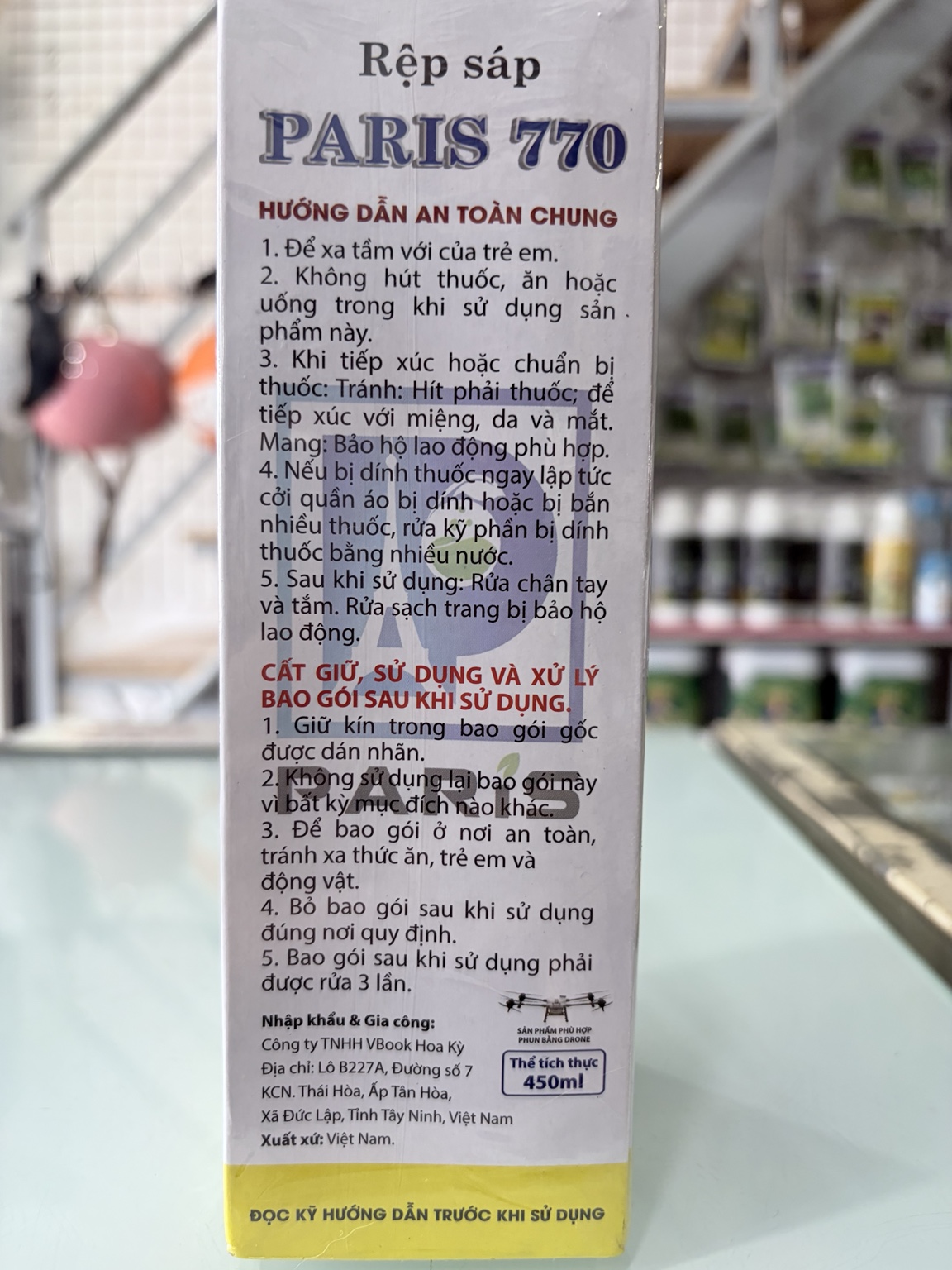 Paris 770 – Thuốc Trừ Sâu Rệp Sáp Cà Phê, Lưu Dẫn Hai Chiều