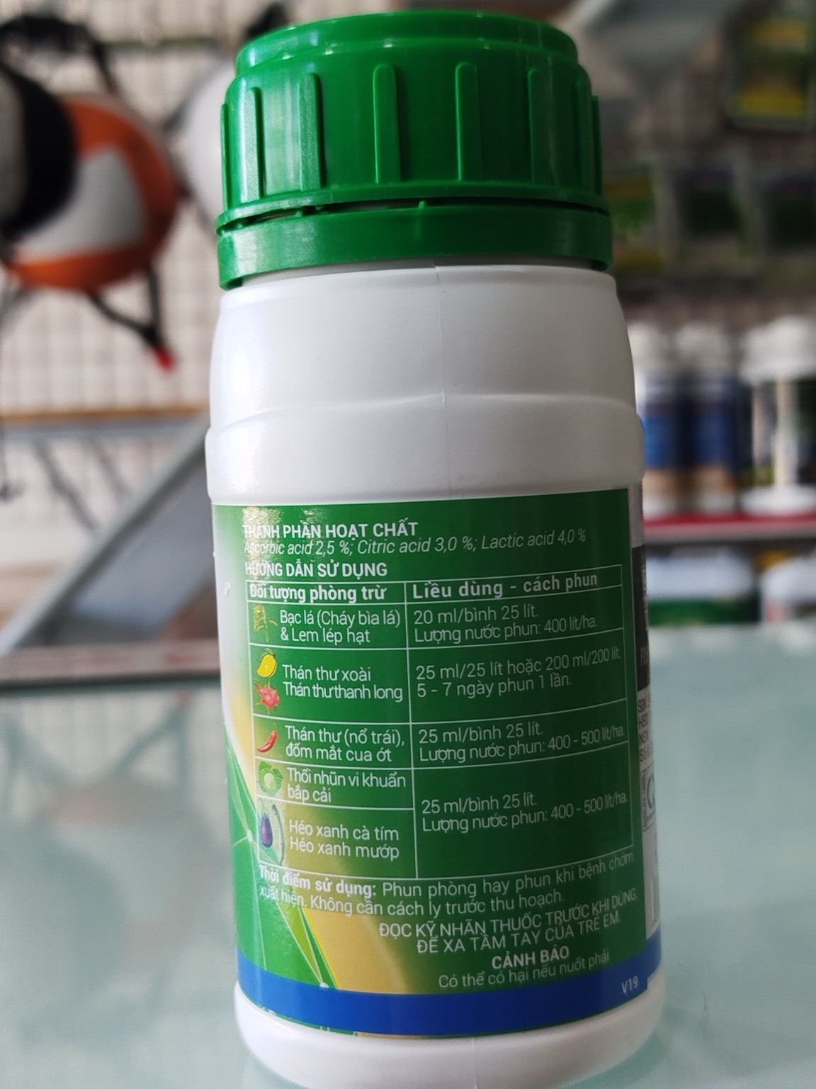 AGRI LIFE 100SL – Thuốc trừ bệnh chứa bộ ba axit hữu cơ