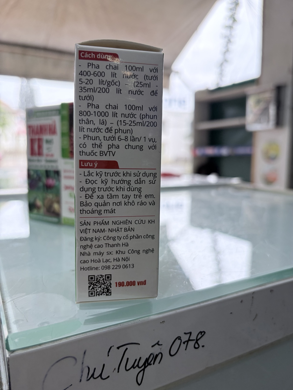 NH No5 THANH HÀ 100ML – HỮU CƠ NANO CHUYÊN DÙNG CHO HỒ TIÊU