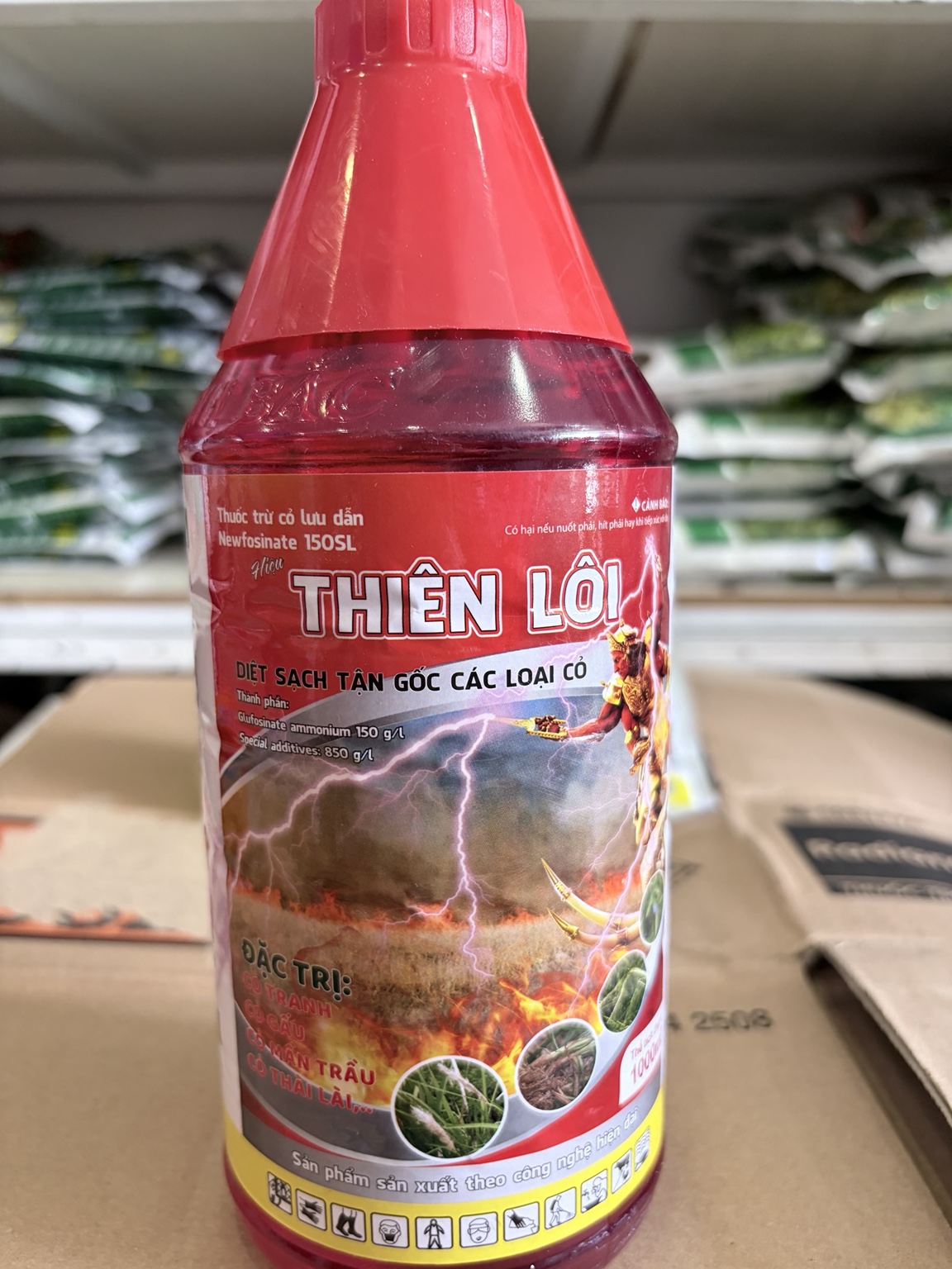 THIÊN LÔI NEWFOSINATE 150SL – THUỐC TRỪ CỎ LƯU DẪN, KIỂM SOÁT CỎ KHÓ TRỪ