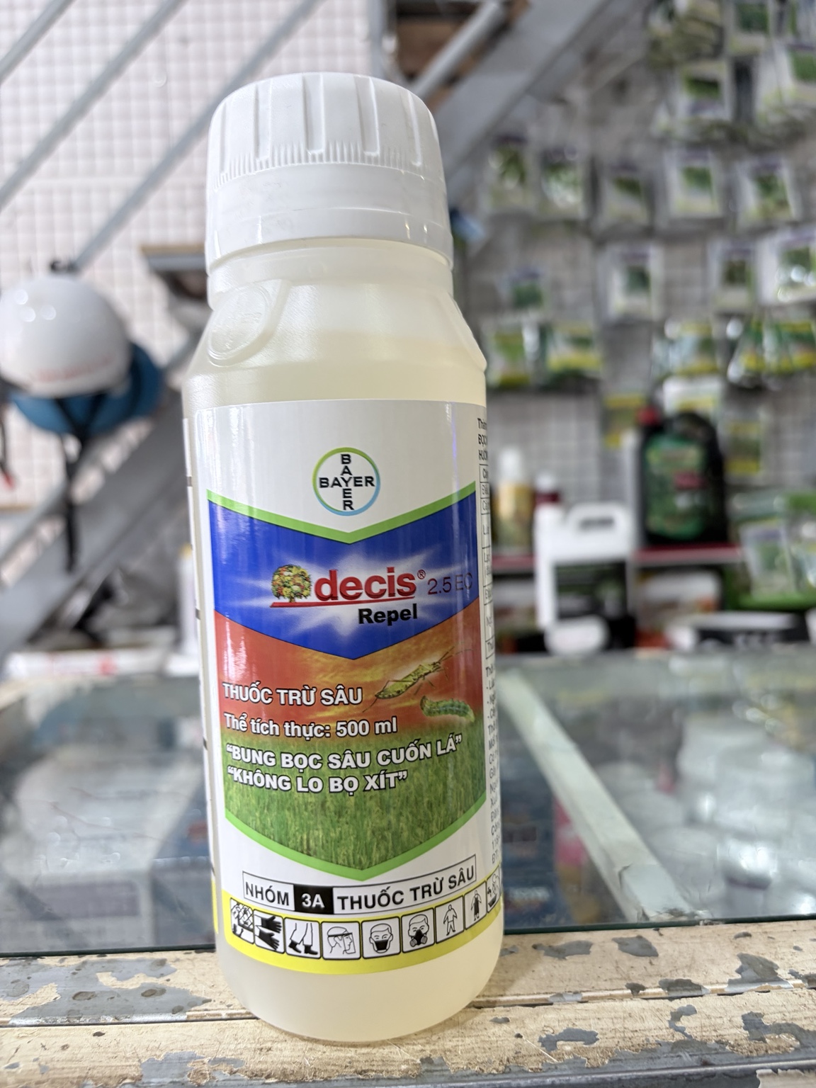DECIS REPEL 2.5EC 500ML – DELTAMETHRIN 25 G/L, THUỐC TRỪ SÂU BAYER NHÓM 3A
