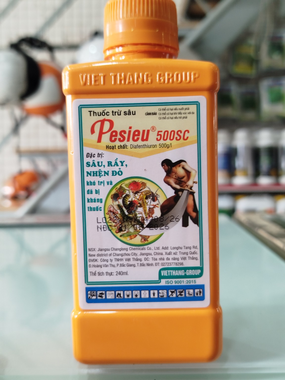 PESIEU 500SC – Thuốc trừ sâu chứa Diafenthiuron 500 g/L