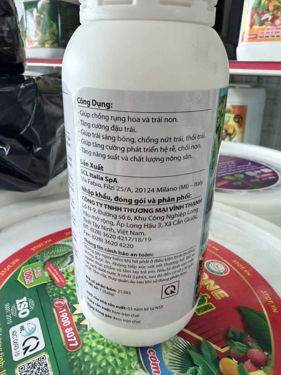 FOLIFLO BCA VĨNH THẠNH 500ML – CANXI BO CHỐNG RỤNG HOA, NỨT TRÁI, TĂNG ĐẬU TRÁI