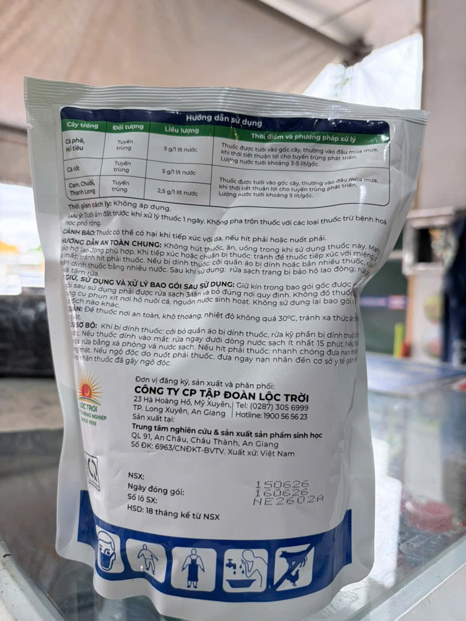 NEMACES 500g Lộc Trời – Thuốc Trừ Tuyến Trùng Sinh Học, Bảo Vệ Bộ Rễ