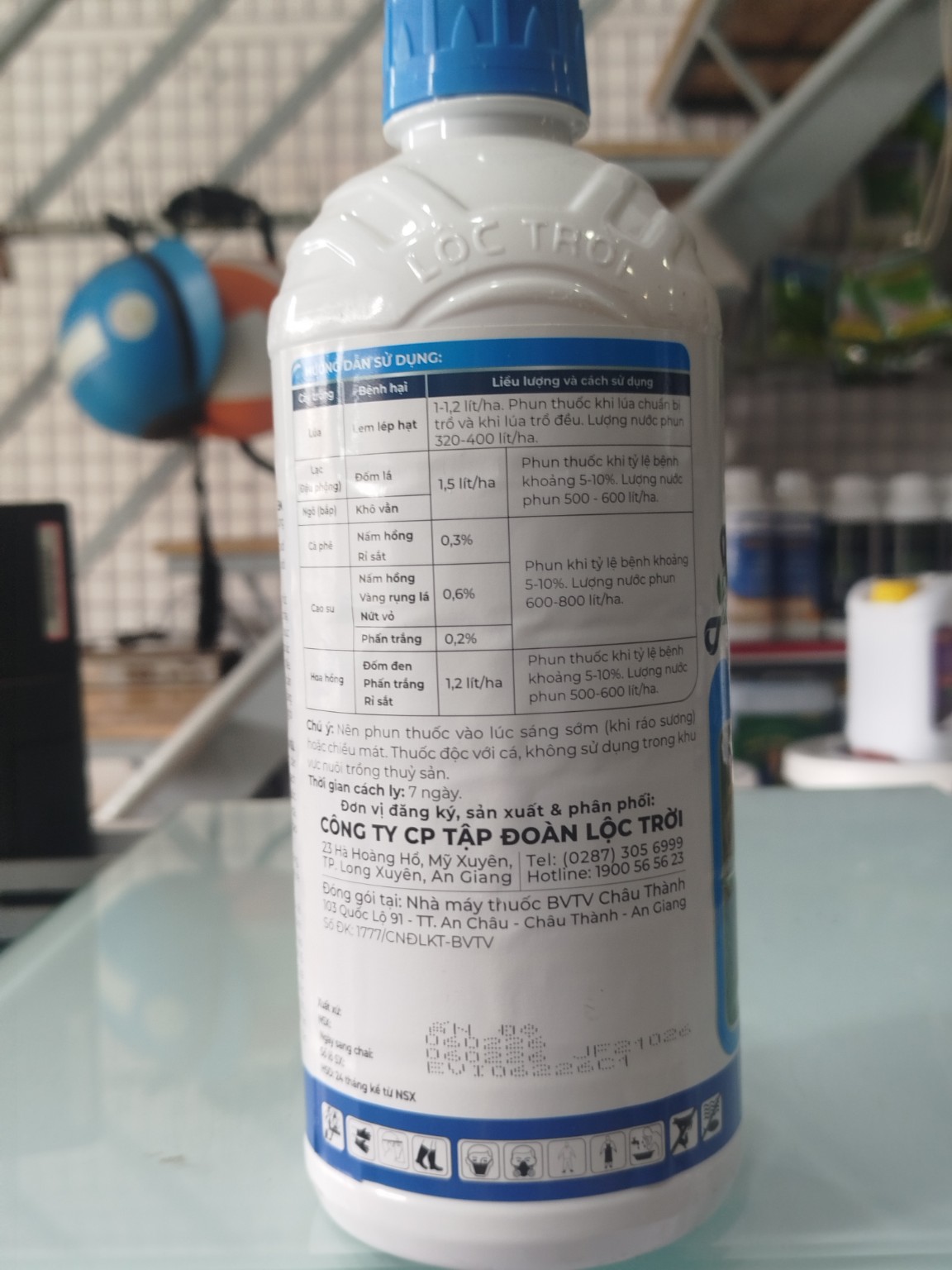 EVITIN 50SC – HEXACONAZOLE 50G/L – NỘI HẤP, LƯU DẪN, PHÒNG TRỪ NẤM BỆNH