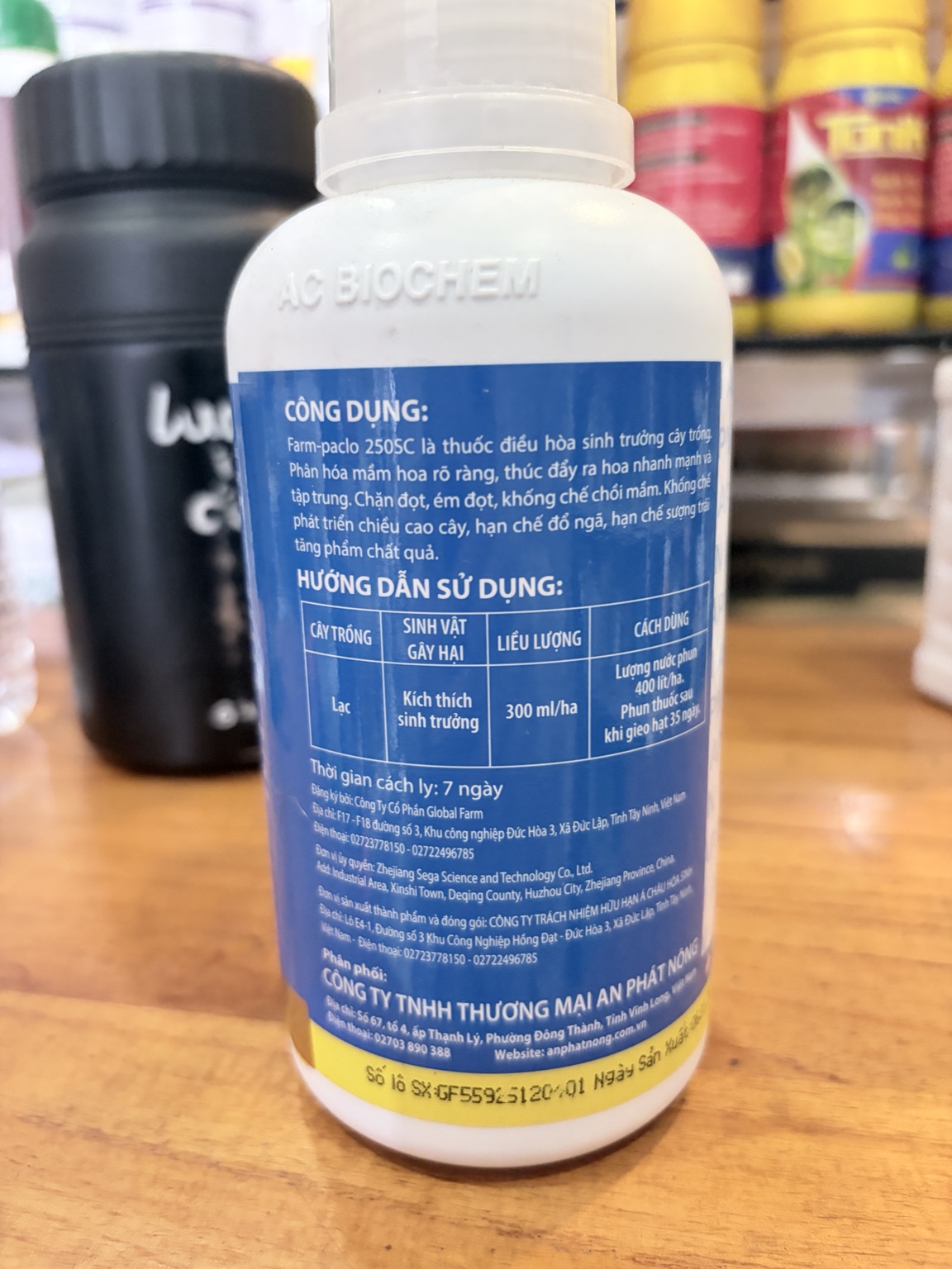 FARM-PACLO 250SC APN – PACLOBUTRAZOL HỖ TRỢ ĐIỀU HÒA SINH TRƯỞNG CÂY TRỒNG