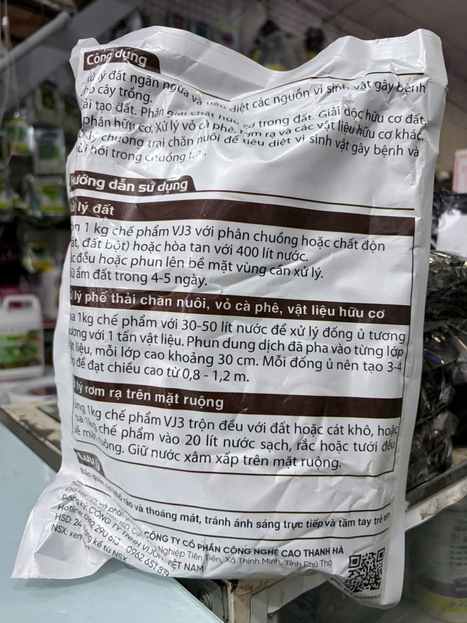 Trichoderma VJ3 Thanh Hà – Nấm 3 Chủng Cải Tạo Đất, Ủ Phân, Phân Giải Hữu Cơ