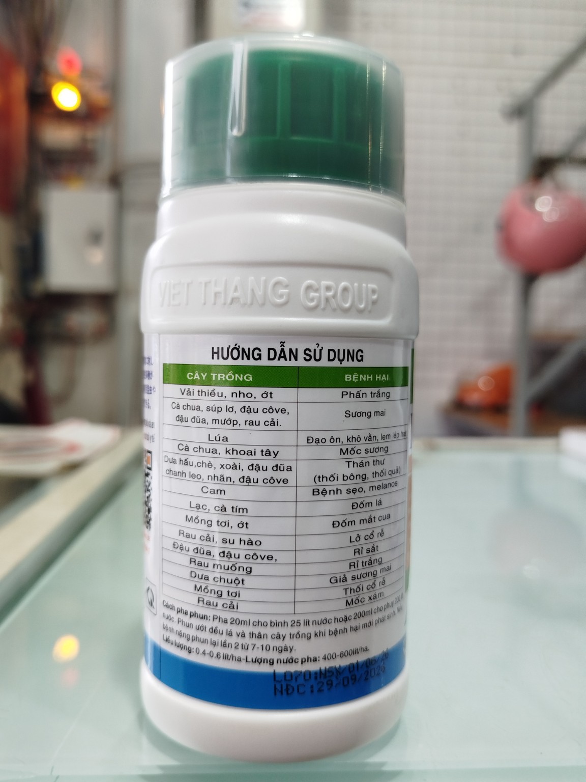 Daconil 500SC – Thuốc trừ bệnh phổ rộng, hoạt chất Chlorothalonil 500 g/L