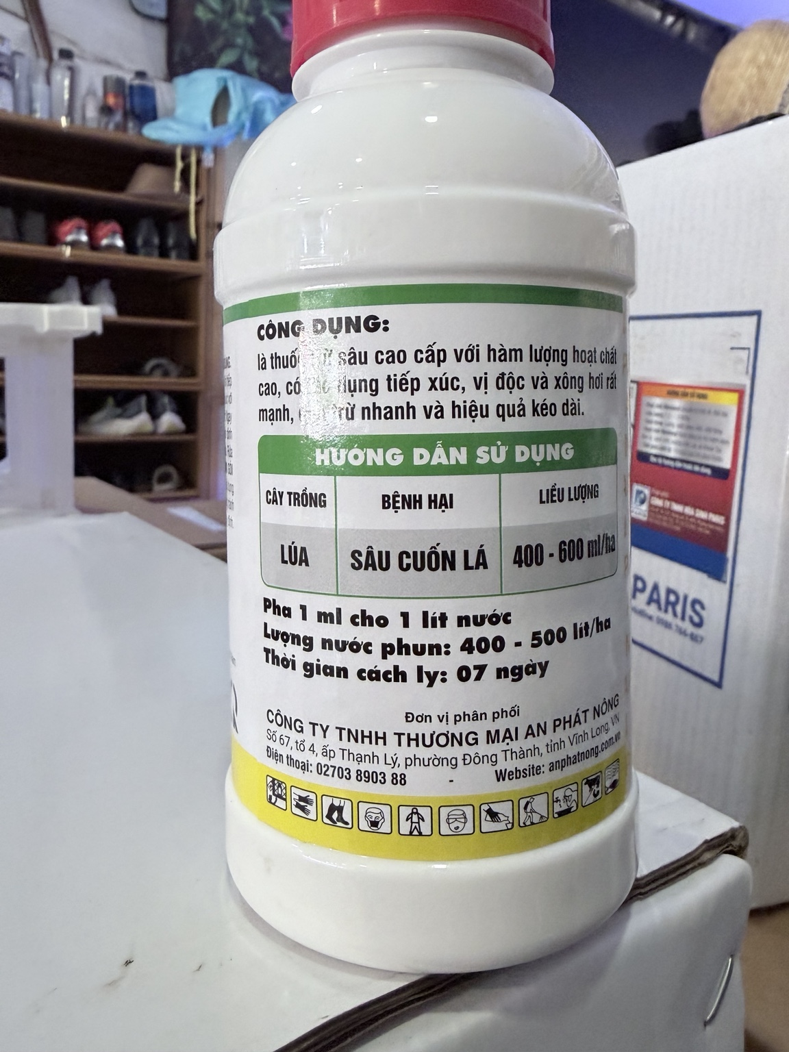 GOLDKTE 85EW APN – PROFENOFOS 84,8 G/L + INDOXACARB 0,2 G/L