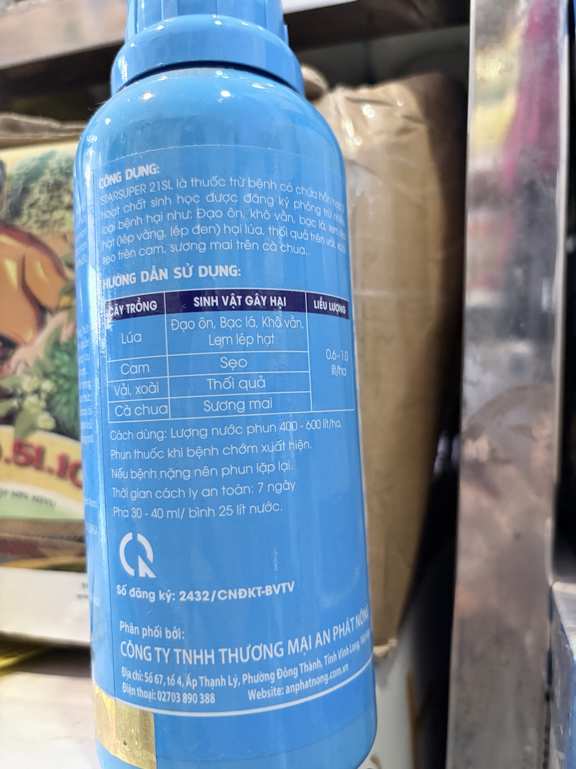 STARSUPER 21SL APN – KASUGAMYCIN + POLYOXIN, GIẢI PHÁP QUẢN LÝ BỆNH HẠI CÂY TRỒNG